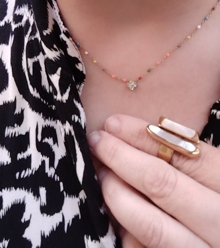 Collier & Bracelet ARC EN CIEL - Golddarg3nt