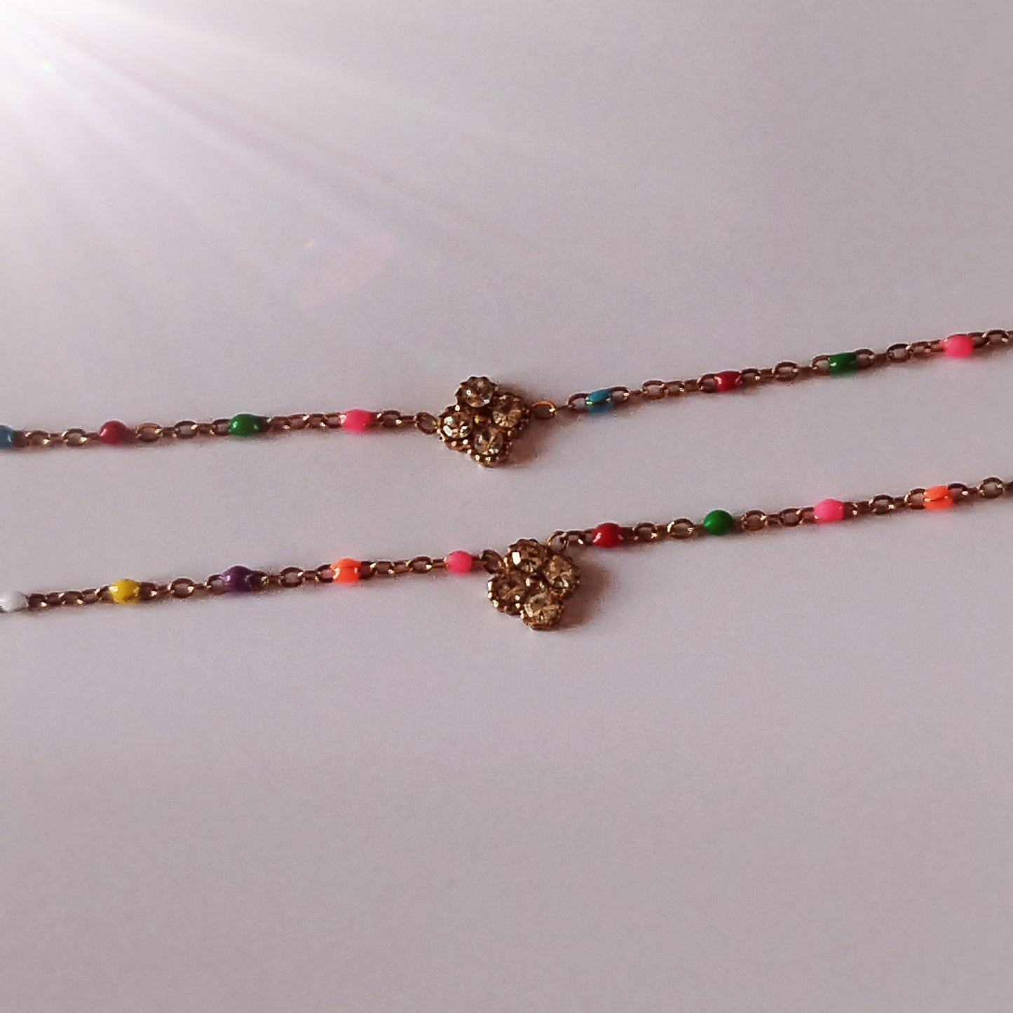 Collier & Bracelet ARC EN CIEL - Golddarg3nt