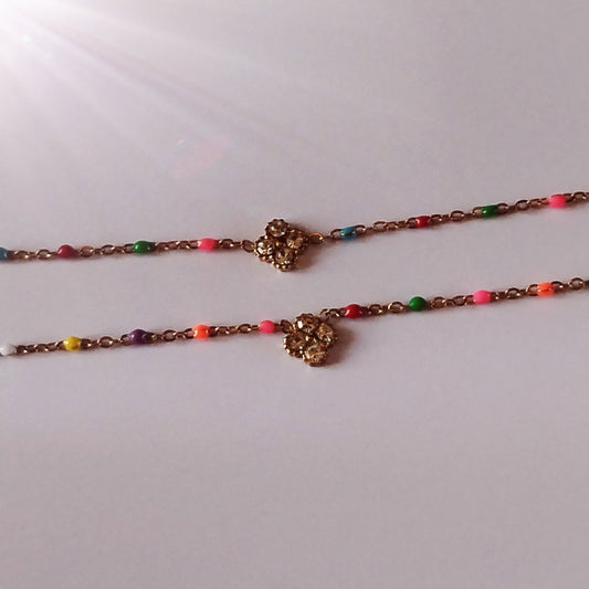 Collier & Bracelet ARC EN CIEL - Golddarg3nt